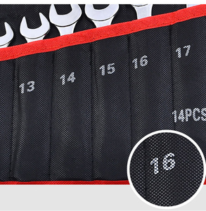 14 Pcs Two Way Combination <strong>Spanner</strong> Mechanic <strong>Tools</strong> Dual Wrench Precision Combination Wrench Portable Wrench Set - Product Image 2