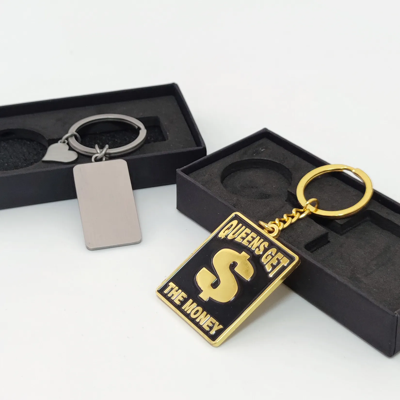 Schlüsselanhänger-Hersteller erstellen Sie Ihr eigenes Logo Metall 3D-Schlüsselanhänger-Teile Großhandel Metall Souvenir individueller leerer Schlüsselanhänger
