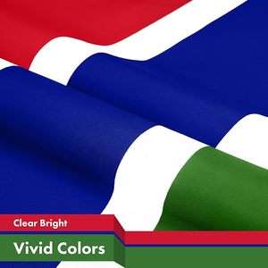 Impresión de 3x5 pies <span class=keywords><strong>Gambia</strong></span> <span class=keywords><strong>Bandera</strong></span> de <span class=keywords><strong>Gambia</strong></span> poliéster latón ojales lienzo encabezado banderas nacionales de <span class=keywords><strong>Gambia</strong></span> - Product Image 5