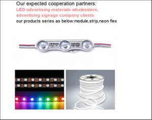 Módulo LED de 3 luces LED de 1.5W DC 12V de alto brillo, utilizado para cajas de luz publicitarias grandes para exteriores y letreros publicitarios. - Product Image 2