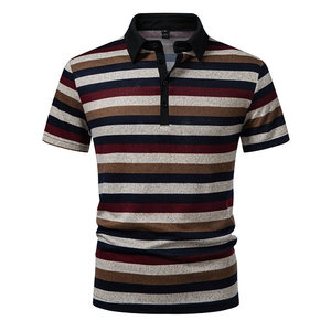 078 2026 Ultimo Stile di Abbigliamento Estivo da Uomo, Camicie a Maniche Corte con Motivo a Righe di Alta Qualità - Product Image 5