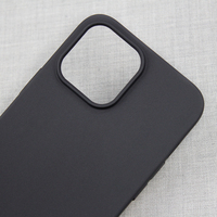 Coque de téléphone en TPU souple noir mat en gros pour iPhone 15 14 13 12 11 16 Pro Max – Étui de protection pour téléphone portable