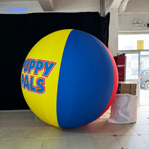 Bola colorida inflable a medida con logotipo impreso, bola inflable de actividad de escenario de fiesta de <span class=keywords><strong>circo</strong></span> para decoración colgante - Product Image 4