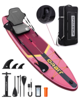 Planche de paddle sup OEM pour dropshipping, fabriquée en Chine, 11'6''*35''*6'', ultra stable, en matériau Drop Stitch, planche de surf