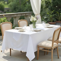 Nappe rectangulaire personnalisée en polyester lavable, résistante aux plis, pour buffet, fête, camping, pique-nique, décoration de table à manger