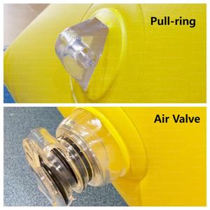 Bouée triangulaire <span class=keywords><strong>gonflable</strong></span> géante de 2 m pour la publicité, les événements sportifs nautiques, les exercices de sécurité maritime, la patrouille de plage et les événements - Product Image 6