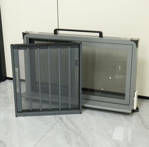Ventanas Plegables de Aluminio con Rotura de Puente Térmico y Malla de Seguridad Integrada para Proyectos de Viviendas, Residenciales y Comerciales - Product Image 1