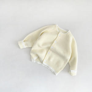 Meilleures ventes de <span class=keywords><strong>6</strong></span> à 12 <span class=keywords><strong>mois</strong></span> <span class=keywords><strong>Pull</strong></span> unisexe en coton biologique personnalisé à grosses mailles pour nouveau-nés et bébés garçons - Product Image 2