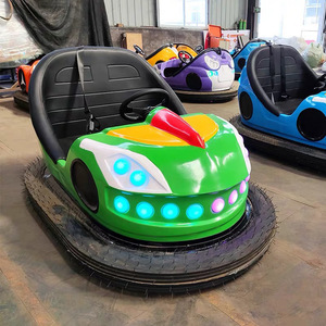 Fábrica de China Parque de Atracciones barato paseos en coches de choque Sky Net antenas tipo los chocones dos asientos - Product Image 3