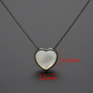 Venta al por mayor joyería de moda <span class=keywords><strong>amor</strong></span> <span class=keywords><strong>en</strong></span> forma de corazón pendientes y collares conjunto de joyas para mujeres - Product Image 5