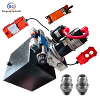 Groupe hydraulique compact avec pompe pour chariots élévateurs électriques, gerbeurs, élévateurs, remorques et camions-bennes