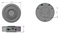 Capteur de qualité de l'air intérieur Milesgo, collecte de données Modbus BACnet MQTT, BTL CE ROSH