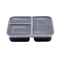 Boîte à lunch double couche Yunbo avec récipient alimentaire à 3 compartiments