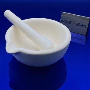 Mortier en céramique d'alumine à 99 % et <span class=keywords><strong>creuset</strong></span> en alumine, pièces en céramique d'alumine personnalisées - Product Image 6