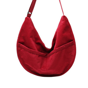 Custom Eco Waterproof Shopping <b>Corduroy</b> Crossbody <b>Bag</b> Customizable Fashionable <b>Corduroy</b> <b>Tote</b> <b>Bags</b> with Custom Printed Logo - Product Image 1
