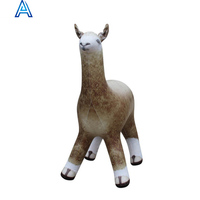 PVC gonflable 3D dessin animé animal alpaga mouton chèvre modèle animal jouet personnalisable