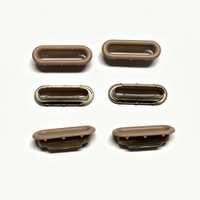 Boucle de chaussure personnalisable en cuivre et laiton, résistante à la rouille, pour œillets de chaussures et vêtements