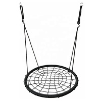 Chaise pivotante en filet de cordes pour enfants, jardin d'extérieur de grande capacité, pour centres commerciaux