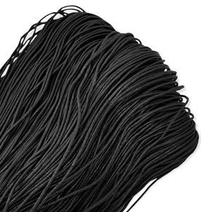 <span class=keywords><strong>Ficelle</strong></span> de coton ciré tressée de haute qualité 1ply 3ply de Offre Spéciale d'usine ronde 1.5mm 2mm pour la fabrication de bijoux fil de cordon de macramé personnalisé - Product Image 4