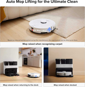 <span class=keywords><strong>Robot</strong></span> aspirateur Roborock <span class=keywords><strong>S7</strong></span>, aspiration 5500Pa, USB, LDS LiDAR, contrôle par application, nettoyage domestique humide/sec, serpillière sonique, balayage d'obstacles, serpillière, hôtel - Product Image 2