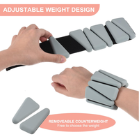 Bracelet Velcro Monochrome Triangle pour Entraînement de Force du Bras, Exercice de Fitness, Poids de Poignet Réglable, Taille Universelle