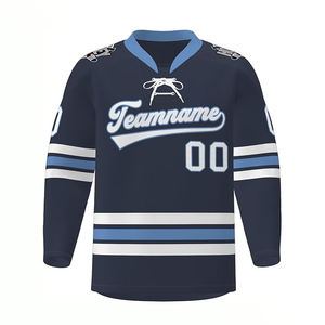 Jersey Hoki Roh Kustom Potongan Kiper Murah Kualitas Tinggi - Product Image 4