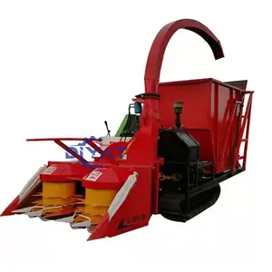 farmer used small silage machine tractor mounted mini maize harvester