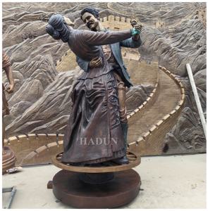 <span class=keywords><strong>Famosa</strong></span> estatua de <span class=keywords><strong>bailarina</strong></span> de bronce grande de Fundición-James Nathan Muir | El baile para la decoración - Product Image 1