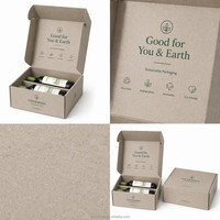 Boîte d'expédition pour vin en kraft durable, écologique, pour 2 bouteilles, emballage d'expédition en carton biodégradable pour le commerce électronique
