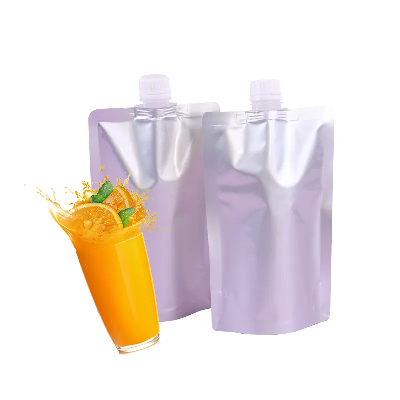 Fabricantes atacado personalizado evitar vazamento beber líquido suporte embalagem de plástico bebida saco com bico