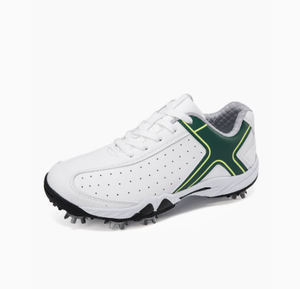 Zapatos de Golf Blancos con Tacos, Calzado Deportivo Ligero para Hombre, para Entrenamiento en el Campo - Product Image 2