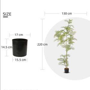 220cm Faux <span class=keywords><strong>Jacaranda</strong></span> Arbre Artificiel Plantes Artificielles Arbre En Pot Pour La Décoration Intérieure De La Maison - Product Image 6