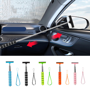 Sıcak satış teleskopik araba yıkama pencere ön cam kazıyıcı fırça yağmur geçirmez yağmur temizleme kazıyıcı silecek arabalar için - Product Image 2