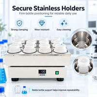 Agitateur horizontal de laboratoire Cenlee, 12 flacons, capacité 2L, minuterie numérique, mélangeur pour test d'extraction et de lixiviation des déchets solides TCLP