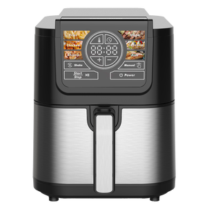 <span class=keywords><strong>Friteuse</strong></span> manuelle 4L avec bol en verre pour des résultats optimaux Affichage LCD Fonction tactile Option de commande vocale - Product Image 4