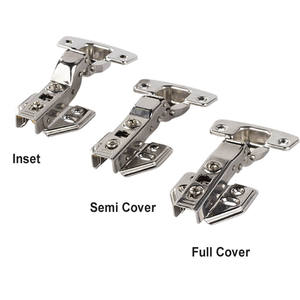 CC الفولاذ المقاوم للصدأ 3d أخفى كابينة هيدروليكية أقحم الباب المفصلي لينة إغلاق مجلس الوزراء الأثاث مفصلات الأبواب - Product Image 5