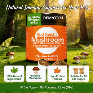 Vente en gros usine : Nouvelle poudre de champignon Reishi rouge riche en calcium et protéines pour chiens et chats – Soutient la cognition et l'immunité - Product Image 3