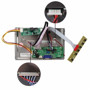 Placa de circuito personalizada <span class=keywords><strong>Vga</strong></span> Módulo de pantalla ancha Hsd070Gdw6 800X480 1000Nit Panel <span class=keywords><strong>LCD</strong></span> de alto brillo Pantalla <span class=keywords><strong>LCD</strong></span> de 7 pulgadas - Product Image 4