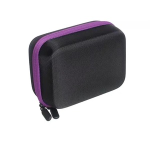 Estuche de Almacenamiento EVA con 12 Compartimentos, Cierre Negro y Morado, Caja de Embalaje Digital a Prueba de Golpes para Electrónicos 3C - Product Image 2
