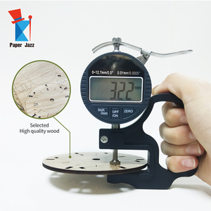 Trang Trí Nội Thất Bằng Gỗ Đồng Hồ Treo Tường Của Câu Đố Cho Cắt Laser Hình Dạng Unicon Cổ Điển DIY <span class=keywords><strong>3D</strong></span> Cho Người Lớn Cho Trẻ Em ZC-LQD004 Gỗ 3Mm - Product Image 5