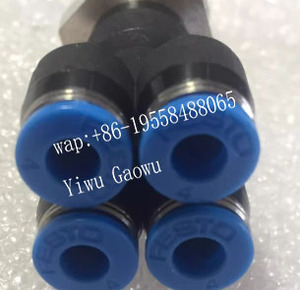 Conector de Distribución de Aire de 6 Vías de la Serie QSQ de FESTO, Modelo QSQ-G1/4-6186263 QSQ-G1/8-6 186222, Puerto G1/4 - Product Image 2