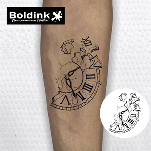<span class=keywords><strong>Tatouage</strong></span> au jus de Jagua Boldink personnalisé, réaliste, effet montre cassée, résistant à l'eau, longue durée (2 semaines) - Product Image 5