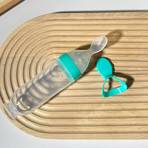 <span class=keywords><strong>Biberon</strong></span> cuillère distributeur de nourriture pour bébé en silicone sans BPA avec base ventouse, pour céréales et riz - Product Image 5
