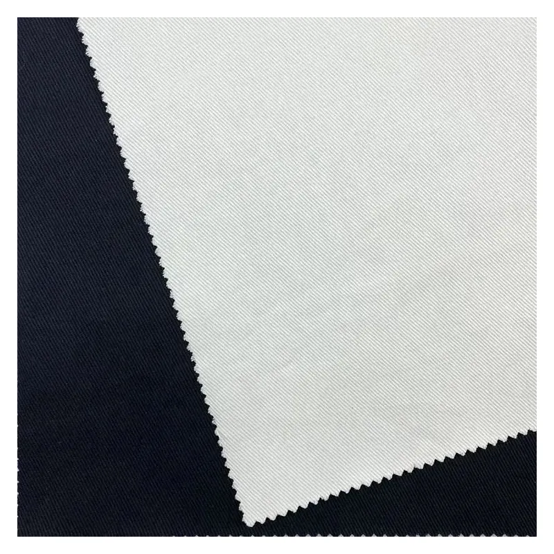 360GSM High Quality Woven Plain Dyed White Black 100% Cotton Twill Fabric for Men Chino Pants