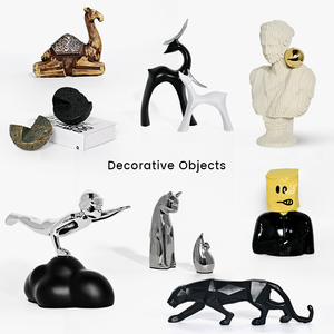 Reçine el sanatları soyut heykel ev masaüstü kitaplık ofis dekorasyon özel <span class=keywords><strong>Modern</strong></span> heykel - Product Image 4