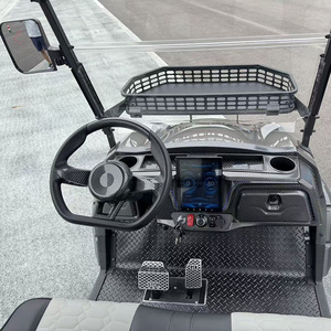 Voiturette de golf électrique tout-terrain 4 places de conception chinoise avec mode de suivi, batterie au lithium, certifiée CE, moteur AC 5KW - Product Image 6