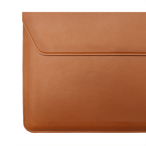Casing <span class=keywords><strong>Laptop</strong></span> Kulit Pu Vegan Tahan Air Logo Kustom Lengan <span class=keywords><strong>Laptop</strong></span> untuk Pria - Product Image 4