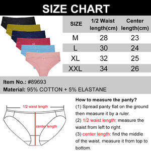 وصول جديد مثير القطن سراويل محب للنساء منتصف الارتفاع الإناث بيكيني سراويل داخلية النساء - Product Image 2