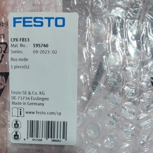 Festo CpX-Fb13 Bus Node 195740 Digital Input <b>Relay</b> Made In Germany - Product Image 1