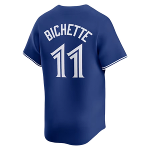 2025年新作 メンズ 27 ゲレーロ・ジュニア 11 ボ・ビシェット 4 ジョージ・スプリンガー 卸売 格安 アメリカ製 トップステッチ入り 野球ユニフォーム - Product Image 4